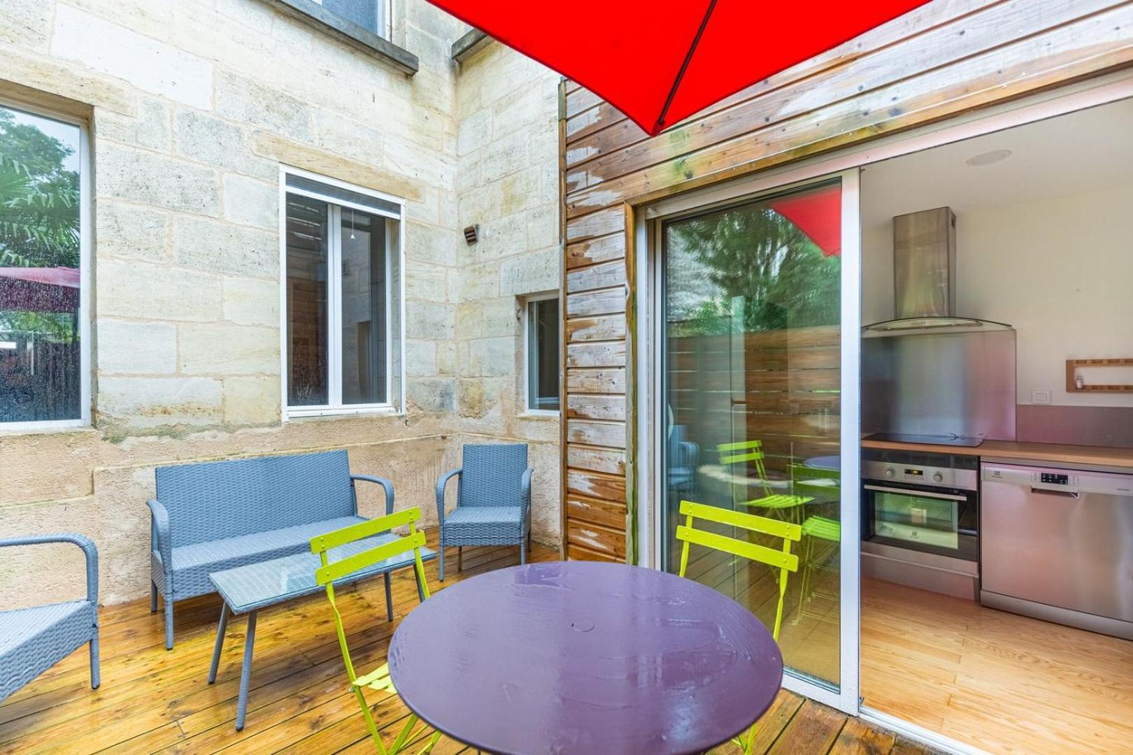 Beautiful Apartment Bordeaux With Lovely Terrace Exterior foto